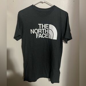 THE NORTH FACE Classic Casual Logo Graphic T Shirt Gray White Men's Size‎ S GUC